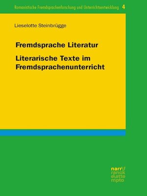 cover image of Fremdsprache Literatur